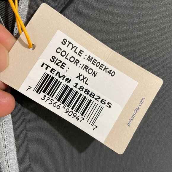 Peter Millar Gray Quarter-Zip Sweatshirt - Picture 7 of 9